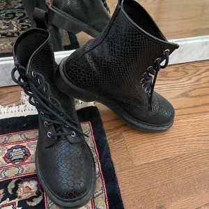 Dr. Martens Snakeskin Boots
